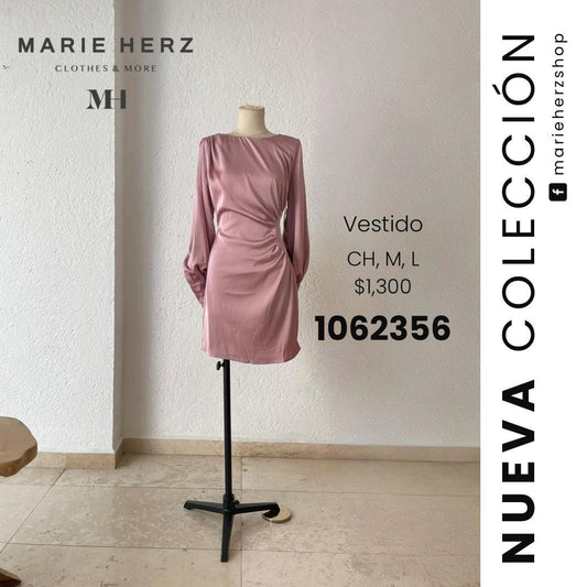 1062356  Vestido corto palo de rosa