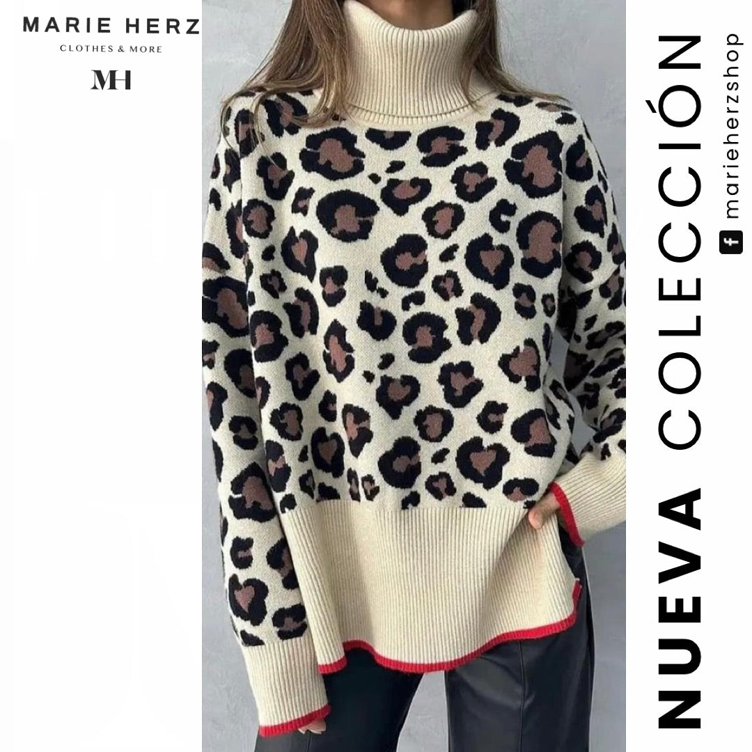 1062411  Sweater animal print