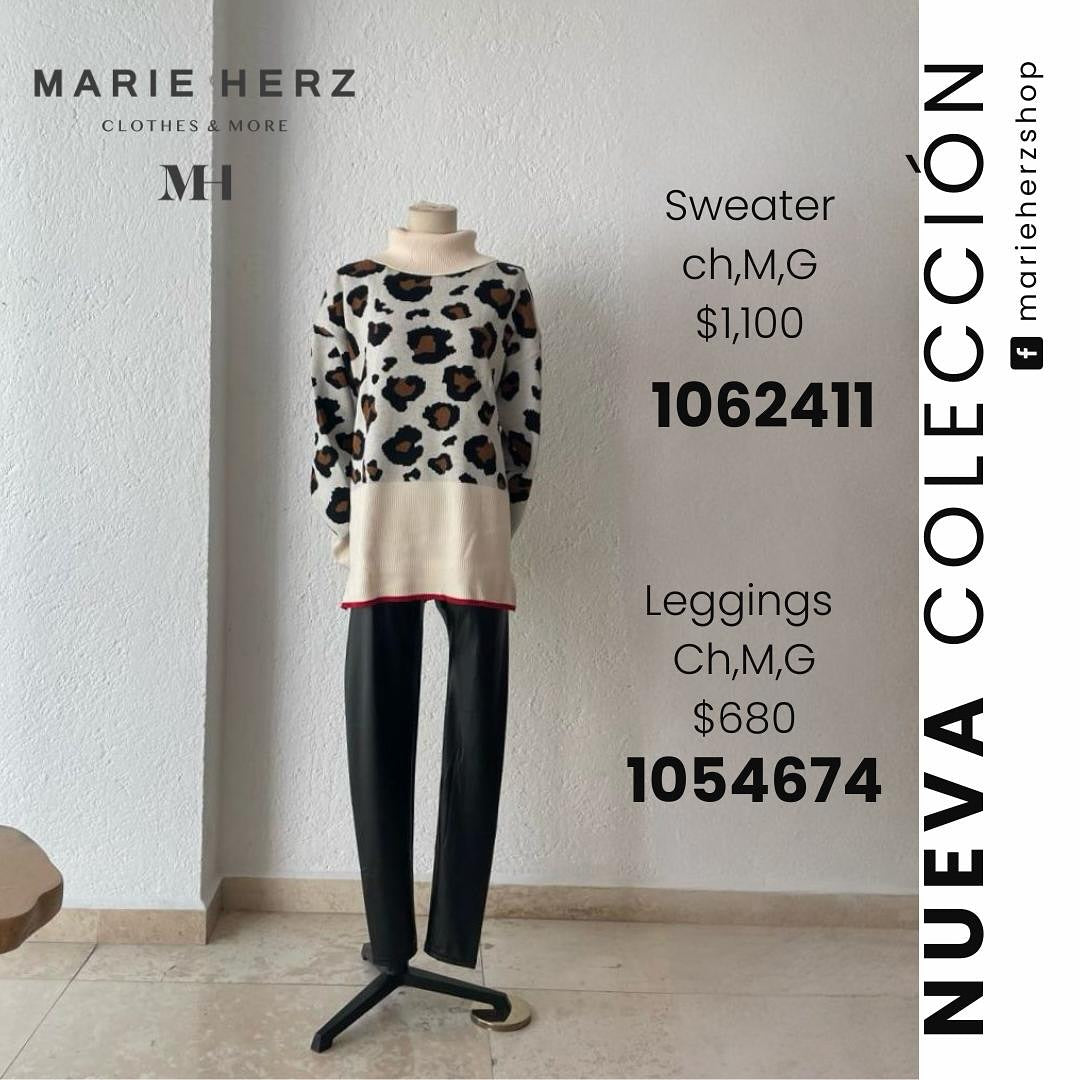 1062411  Sweater animal print