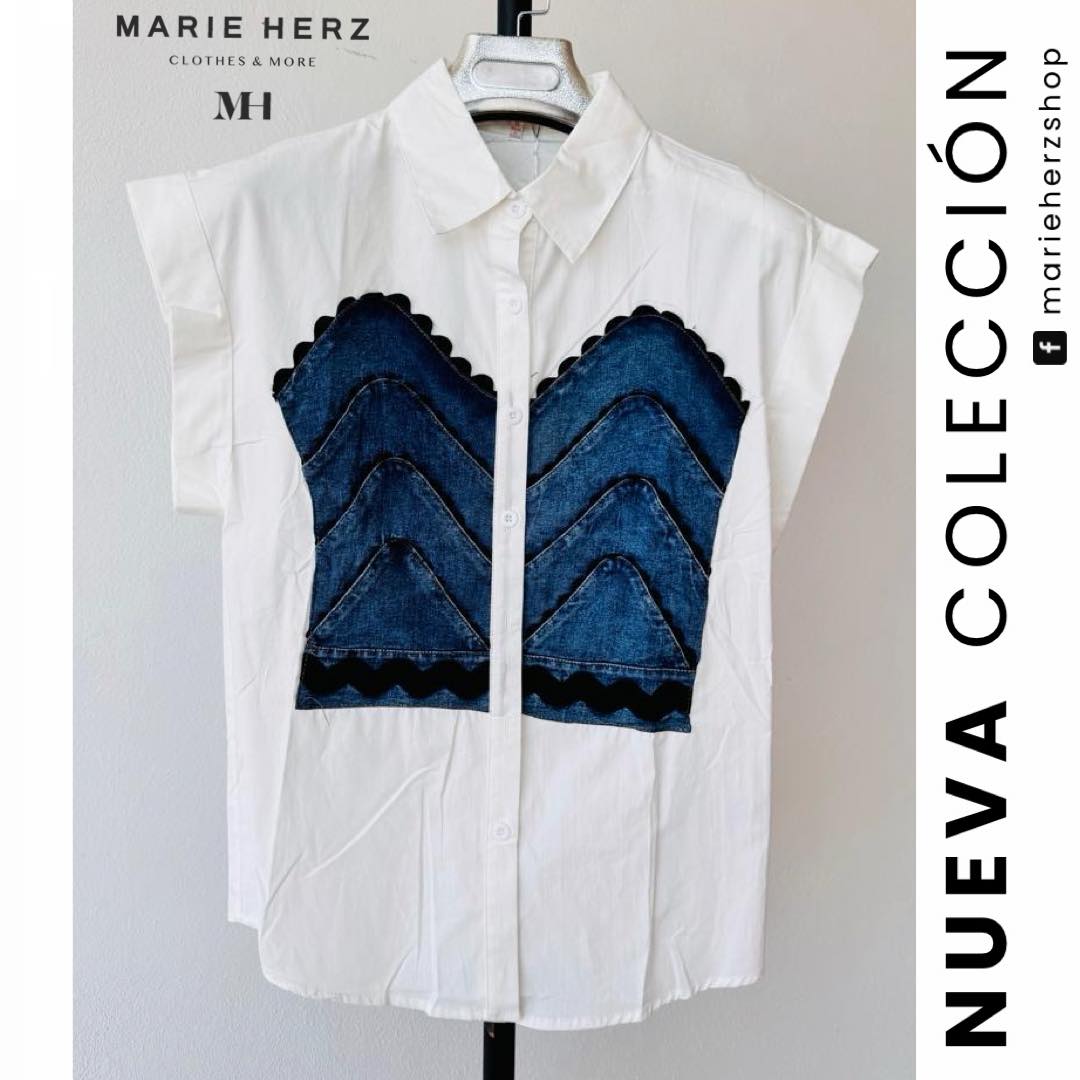 1062420  Camisa mezclilla bca