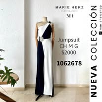 1062677  Jumpsuit camisa blanca escarola